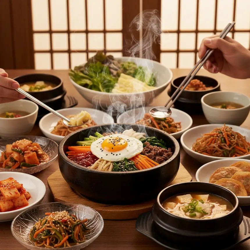 한국 음식 상차림