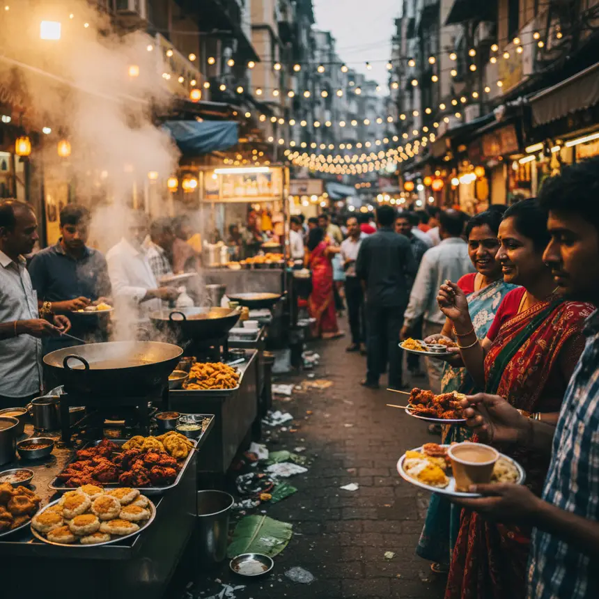 Mumbai street food scene