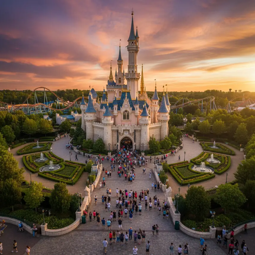 Disneyland castle