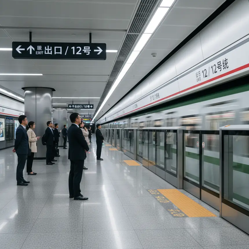 Shanghai subway station