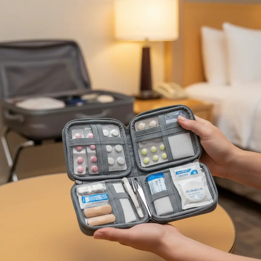 Travel first aid kit