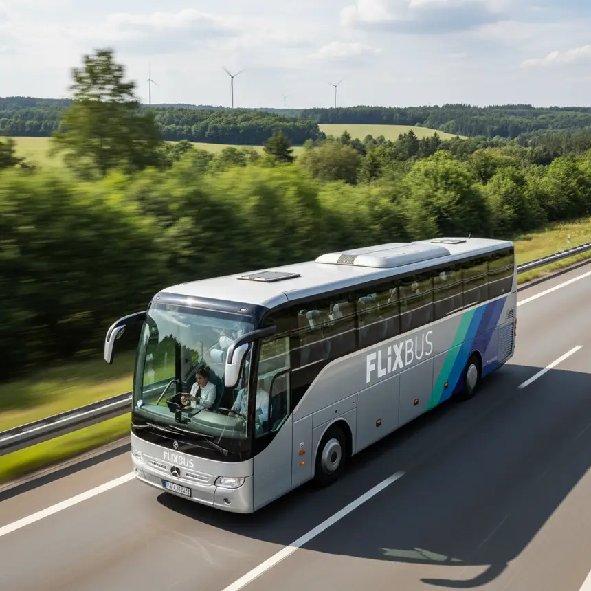 German intercity bus travel