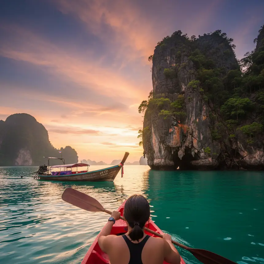 Phang Nga Bay longtail boat cave