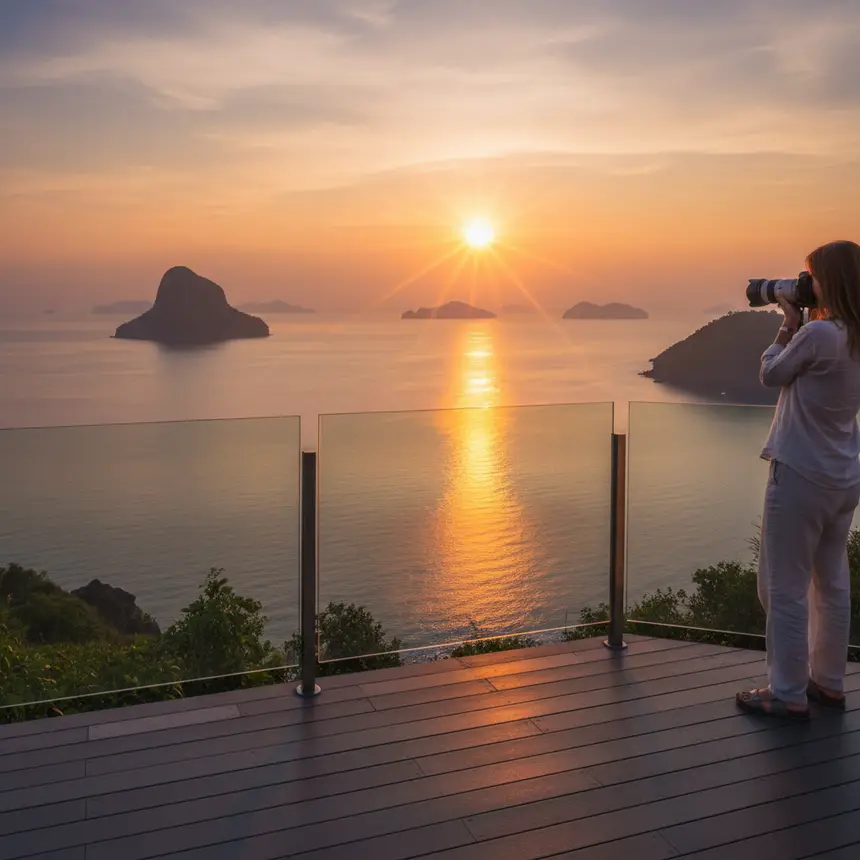 Phuket sunset coast