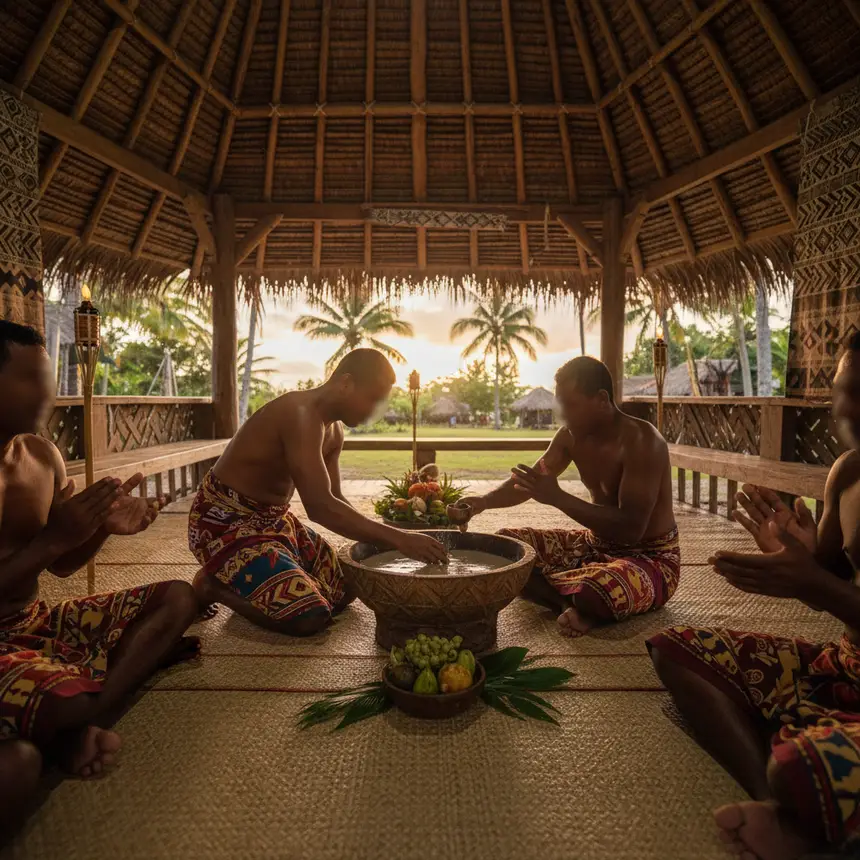 Fijian Kava ceremony, cultural experience