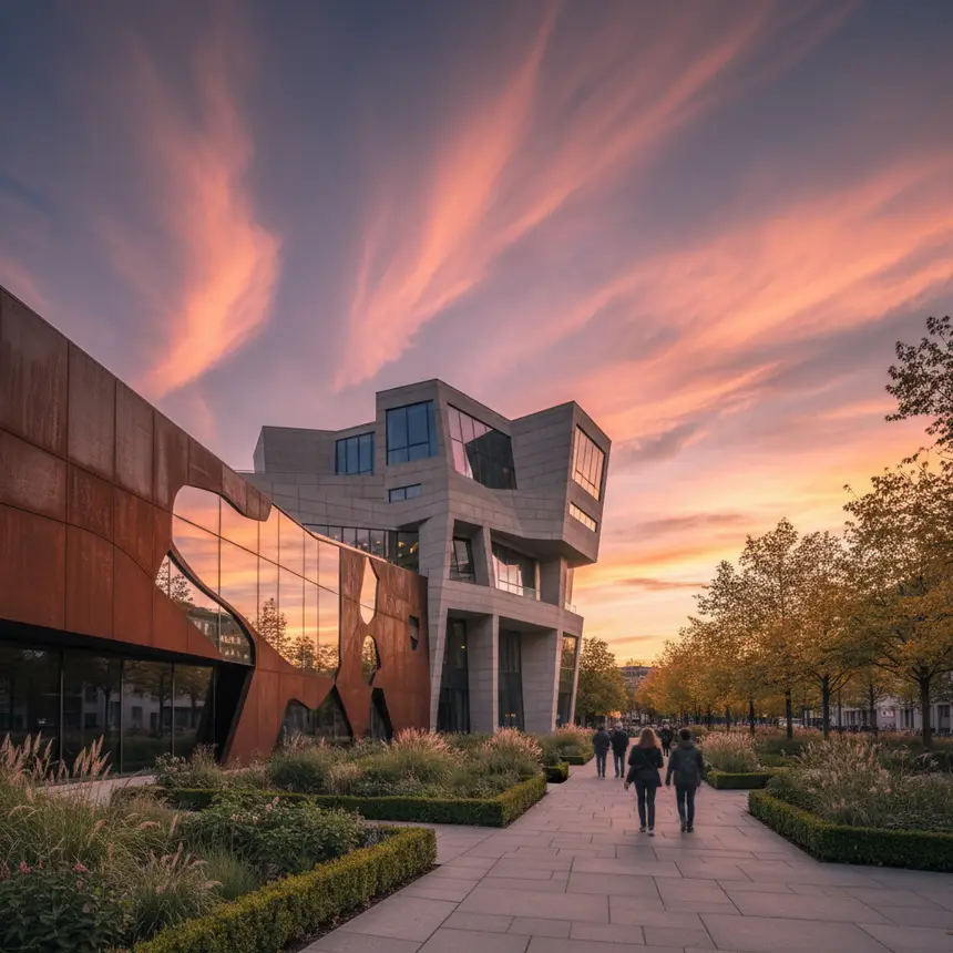 Zurich modern art museum exterior