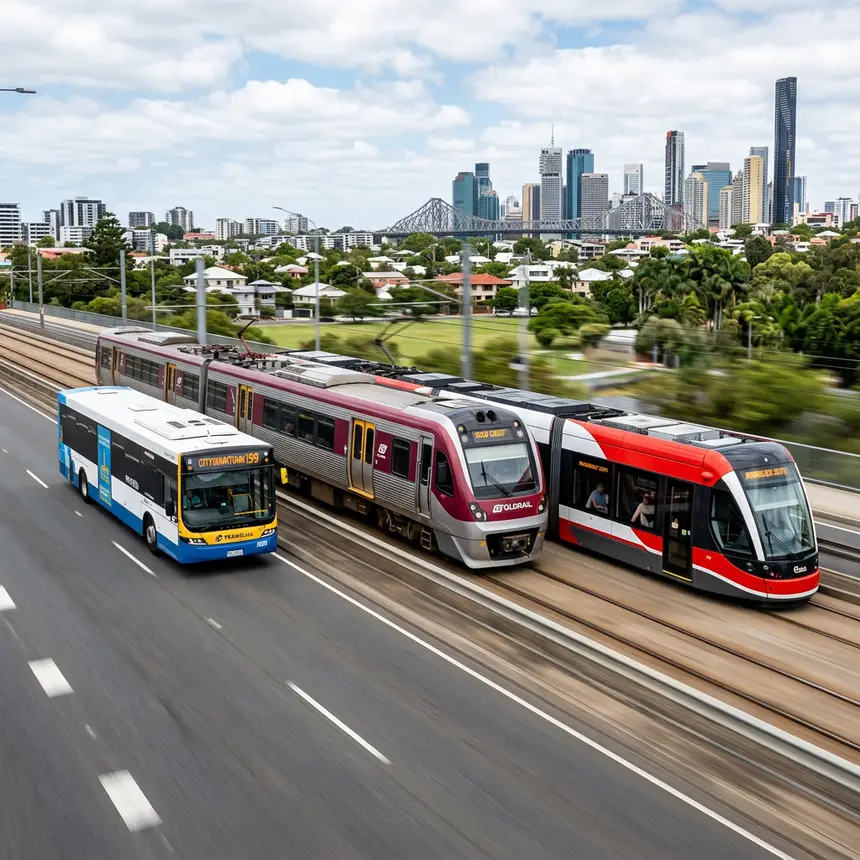 Brisbane Gold Coast public transport