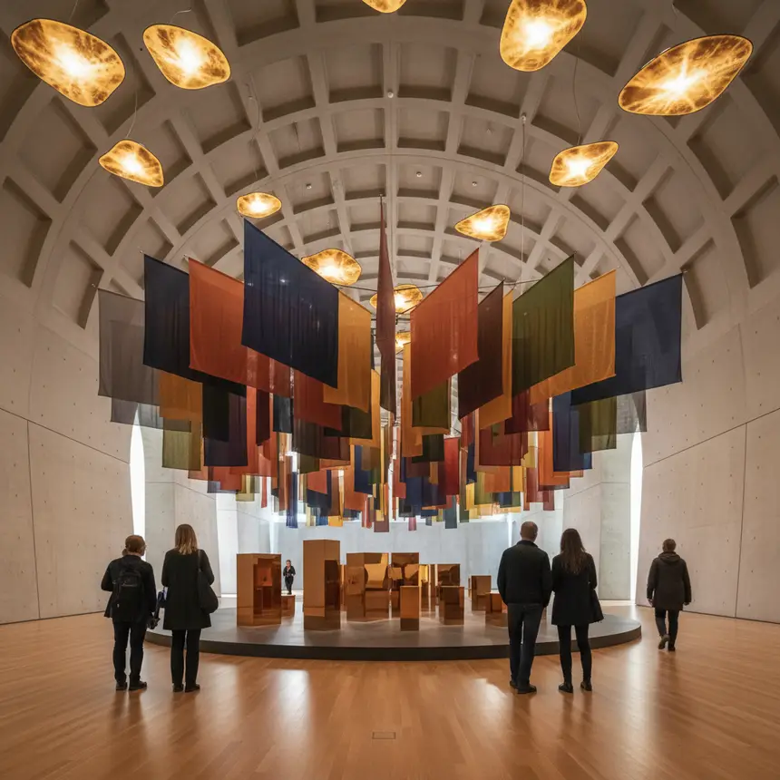 Oslo modern art museum interior exhibit
