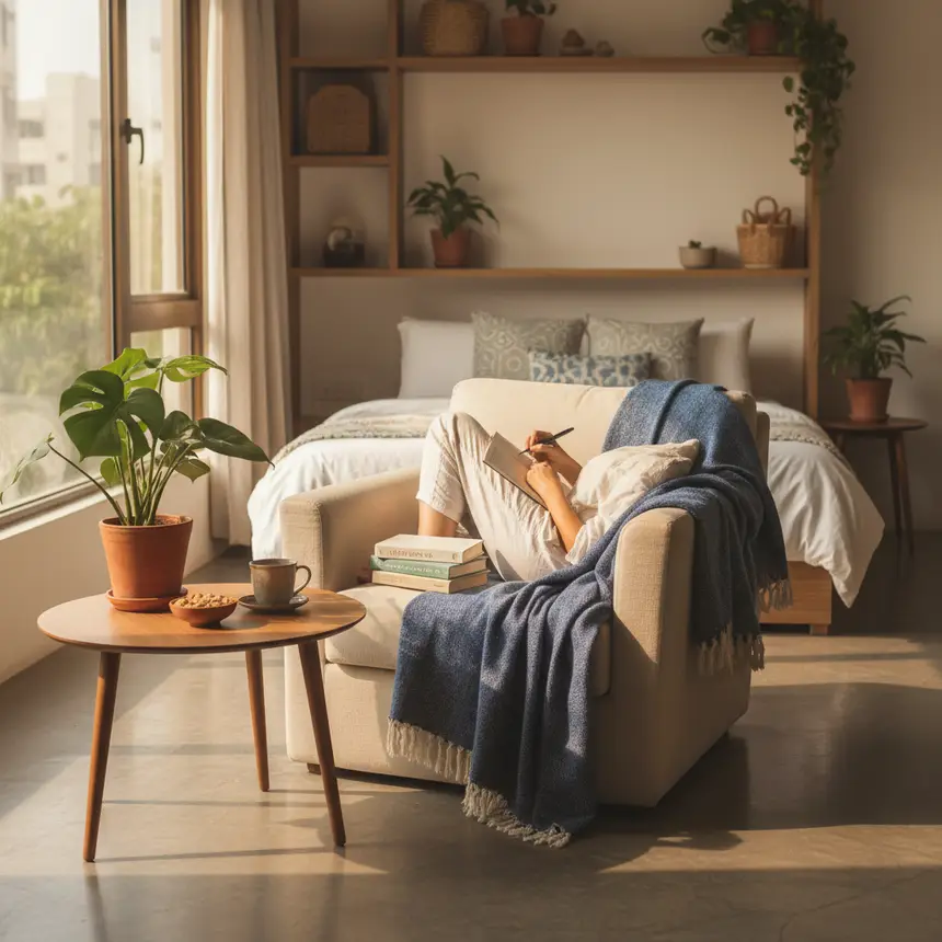 Cozy Mumbai apartment interior