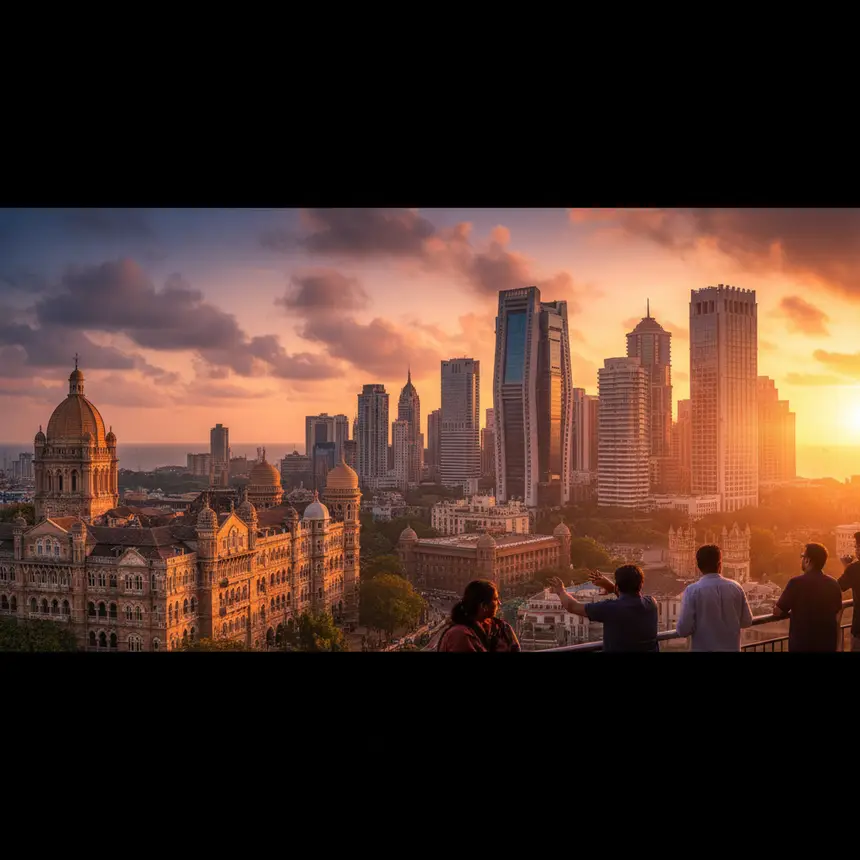 Mumbai city panorama