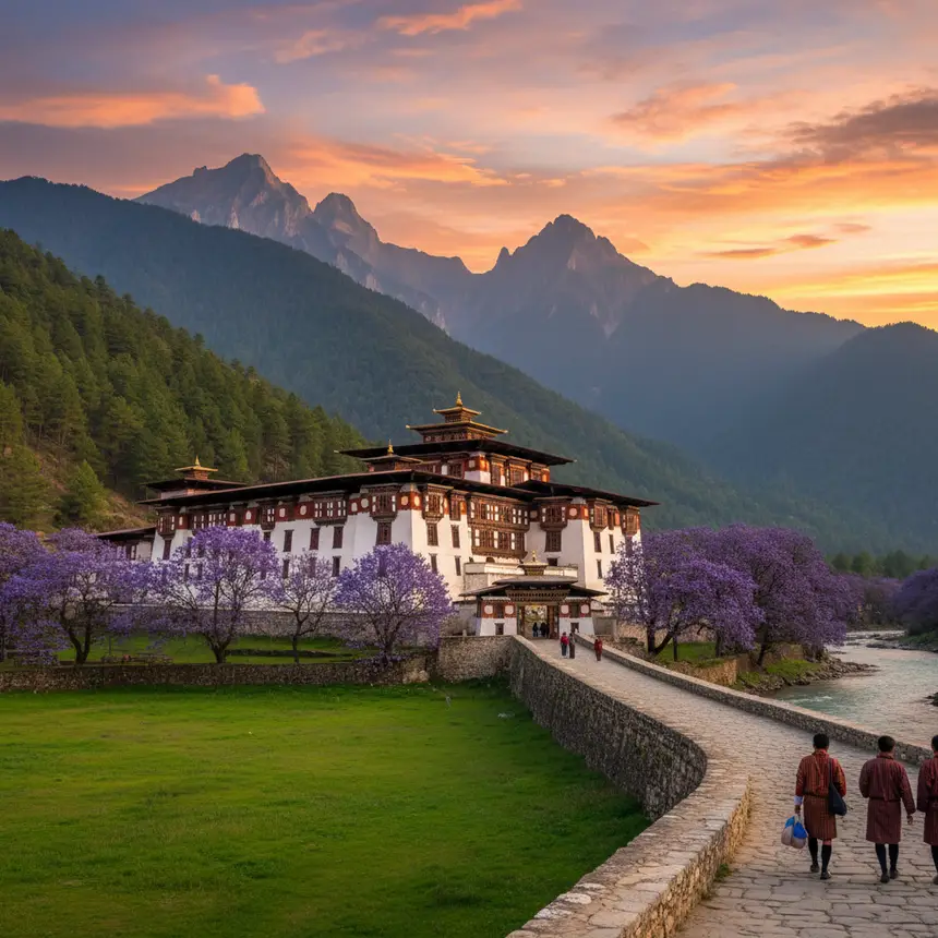 Bhutan traditional architecture