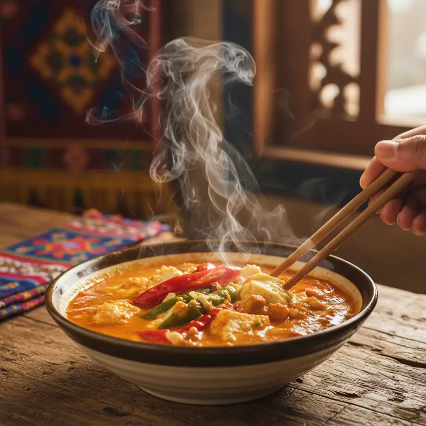 Bhutan Ema Datshi food