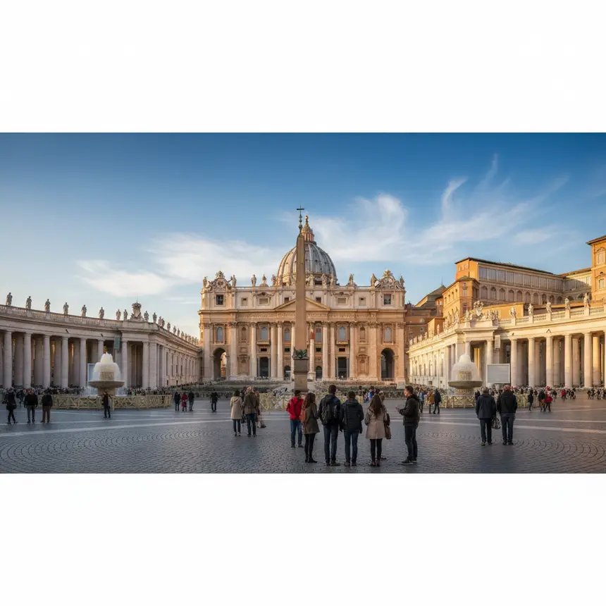 Vatican St. Peter's Basilica panorama