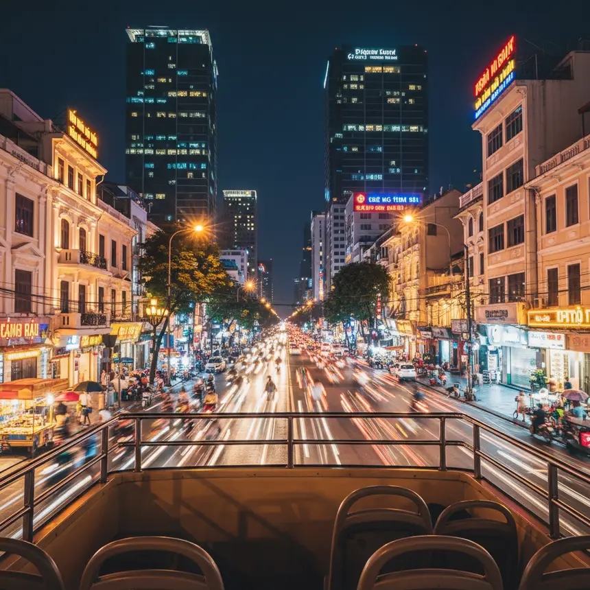 Ho Chi Minh City night bus tour