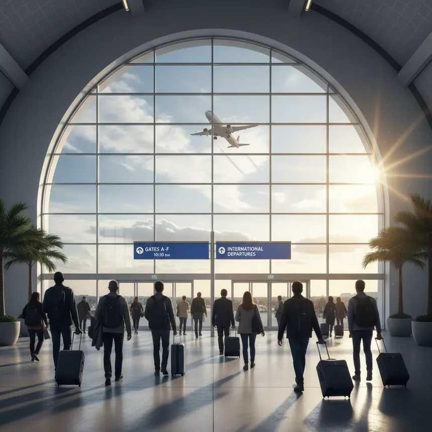 Heathrow Airport arrival