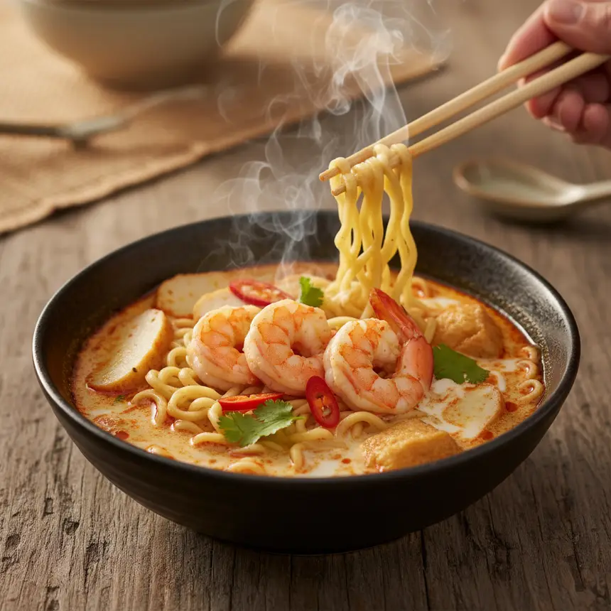 말레이시아 커리 락사