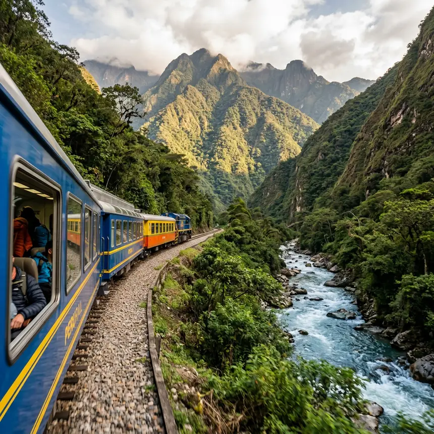 Andean mountain train