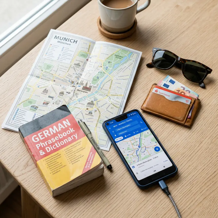 Munich travel preparations