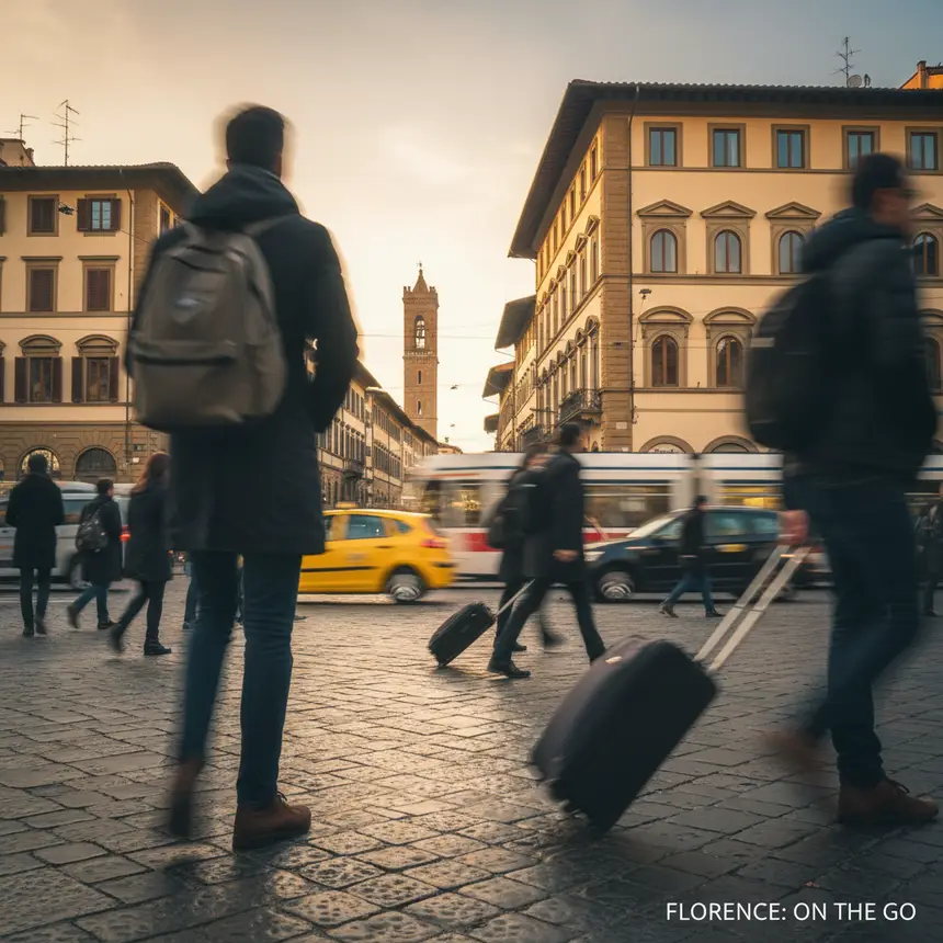 Florence train station street