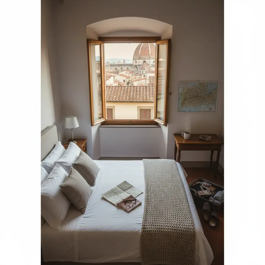 Florence accommodation interior amenities
