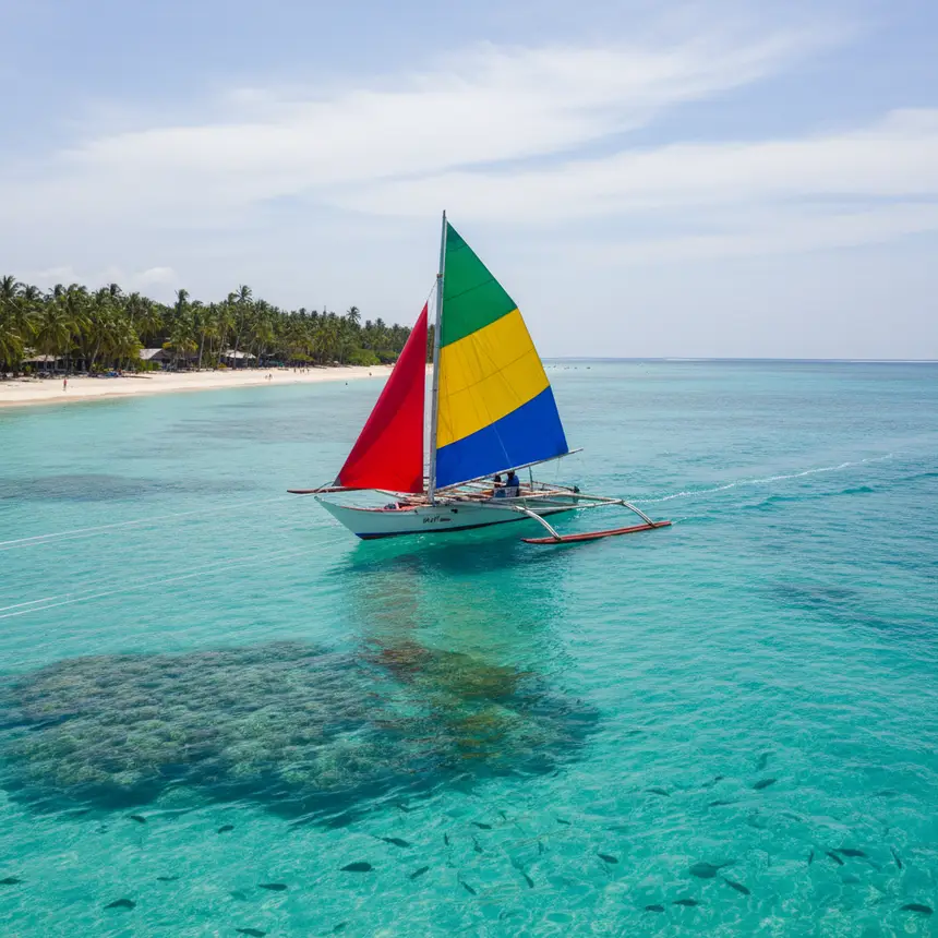 Boracay traditional sailboat