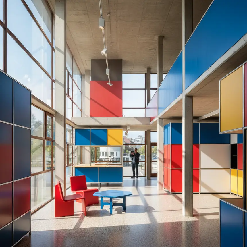 Le Corbusier Pavilion interior design