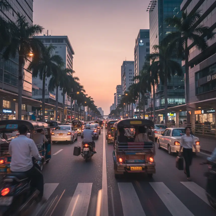Manila city traffic