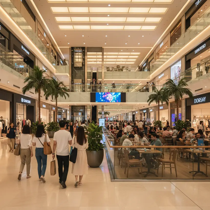 Manila shopping mall interior