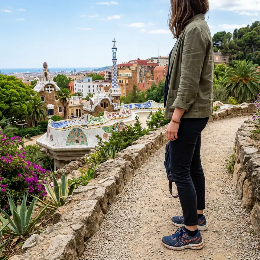 Park Güell walking path
