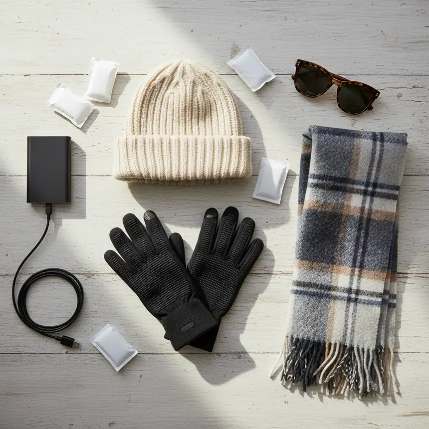Winter travel packing list