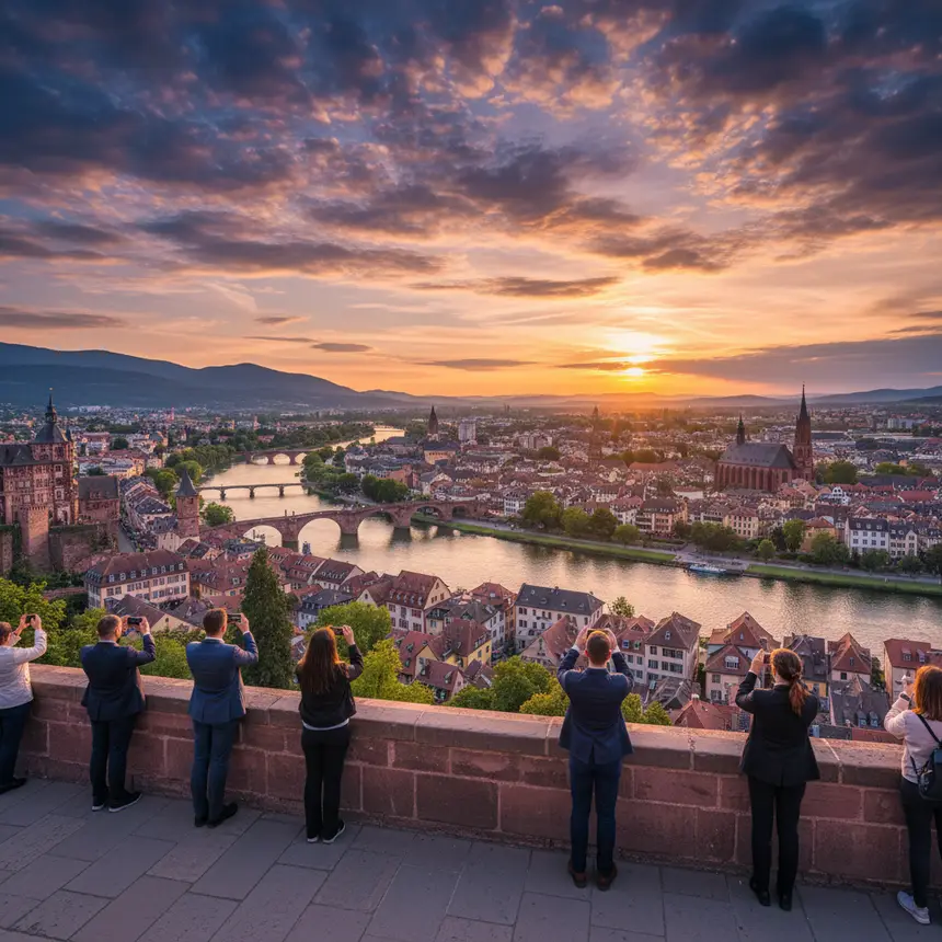 Heidelberg Castle panoramic view