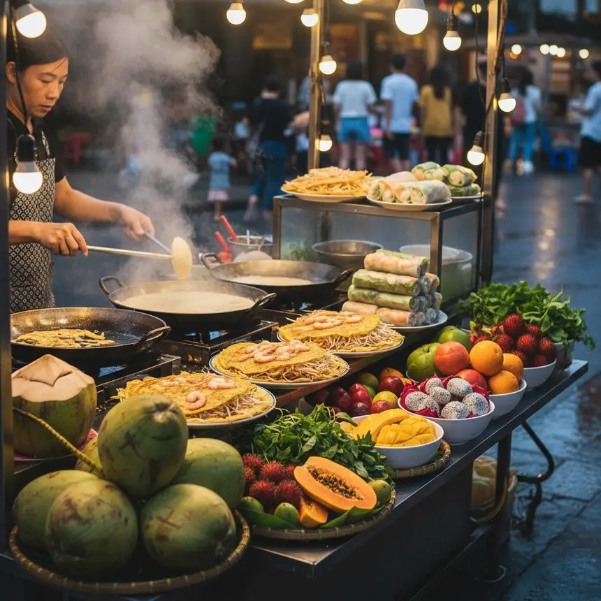 Vibrant Nha Trang street food