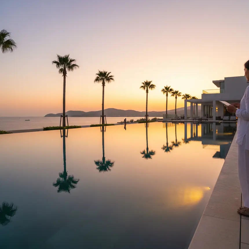 Resort swimming pool