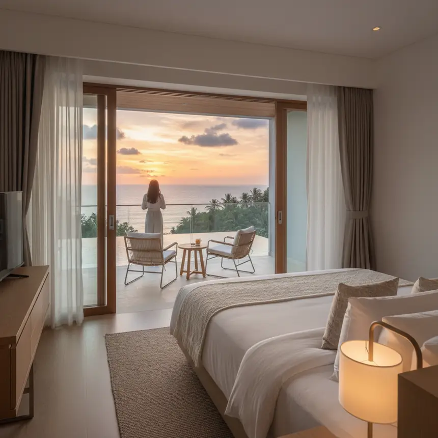 Seminyak hotel room interior