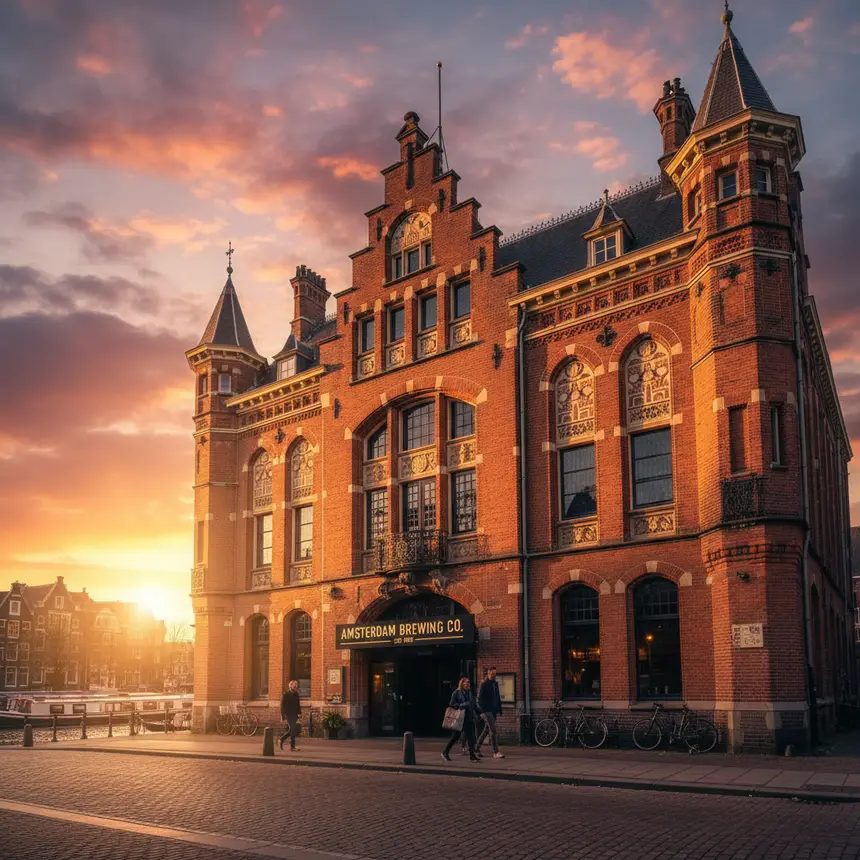 Historic brewery building