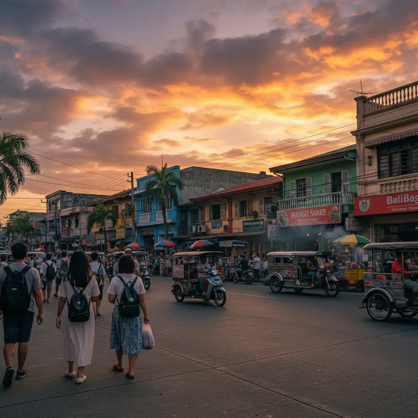 Angeles Balibago street scene