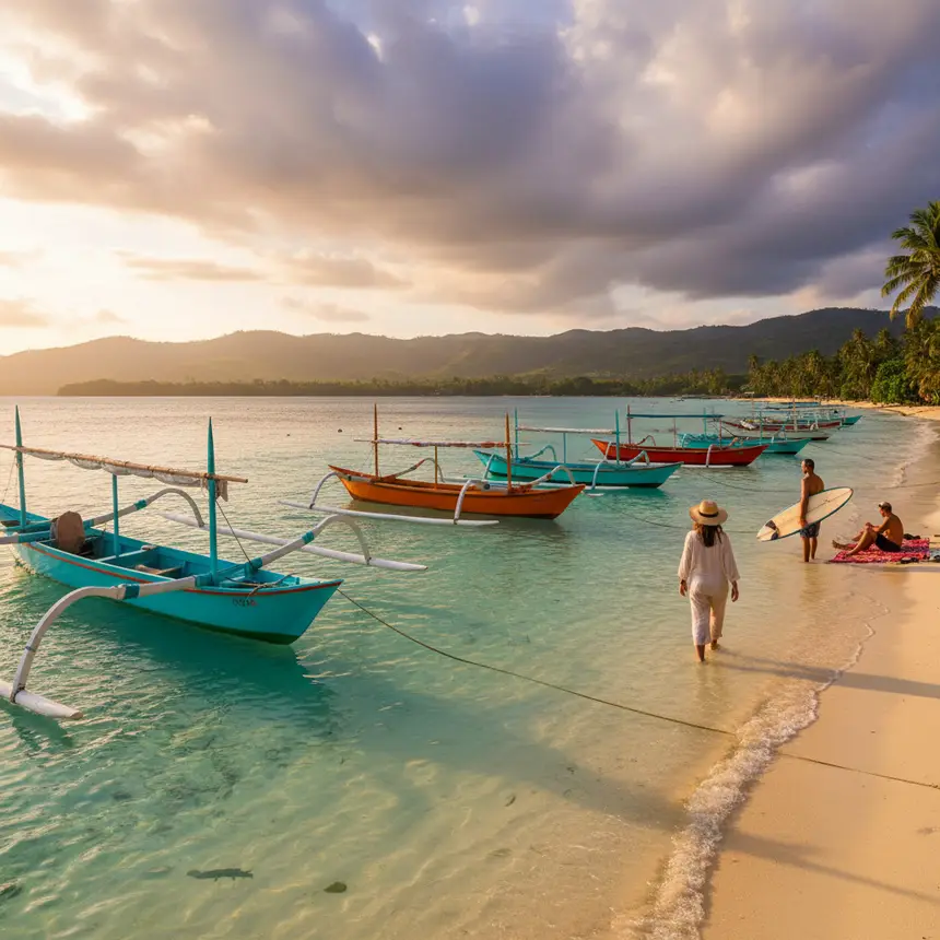 Gili Trawangan beach scenery
