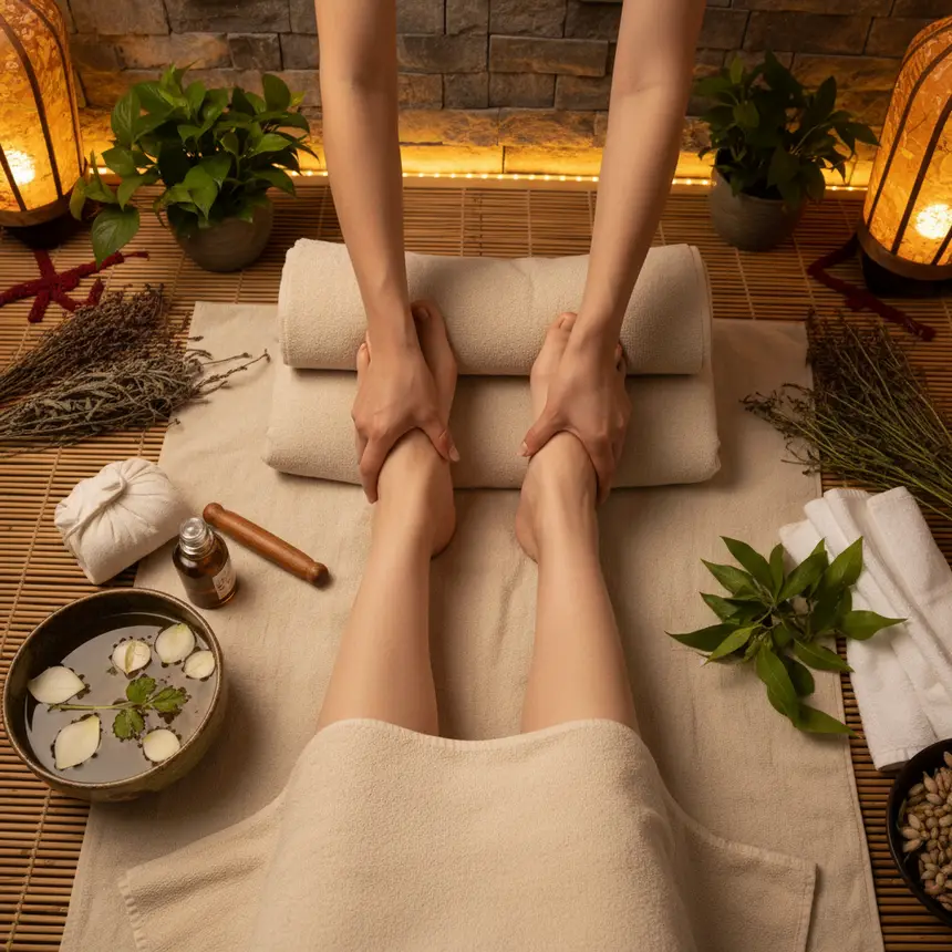 Vietnamese foot massage