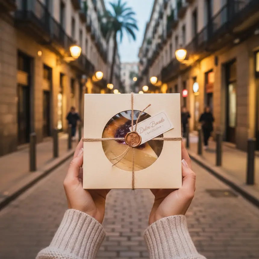 Barcelona dessert packaging