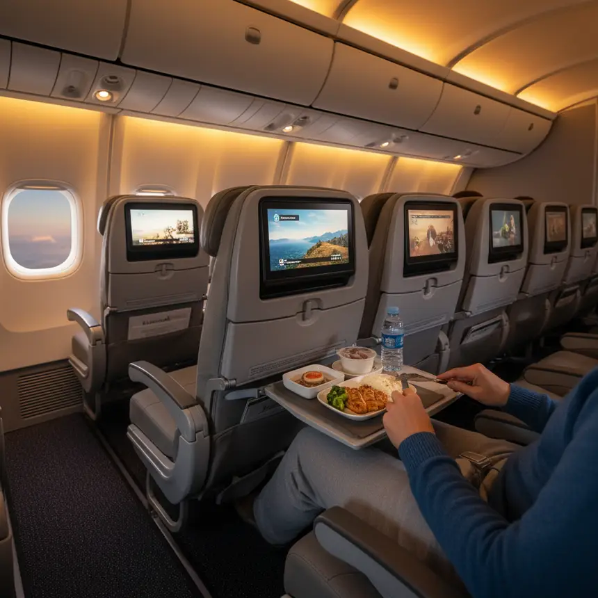 Airplane cabin entertainment system