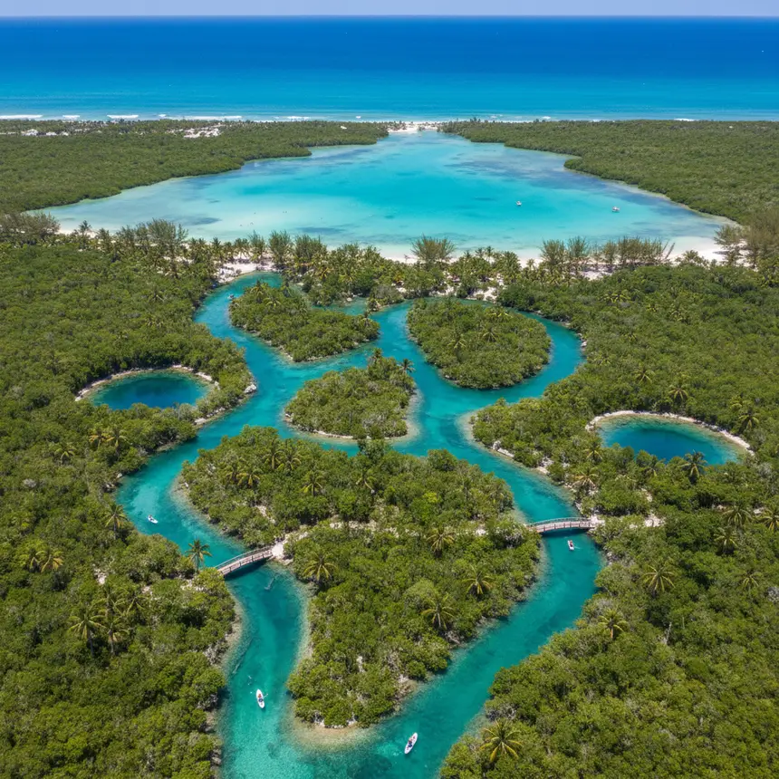 Yucatan ecological park, natural landscape