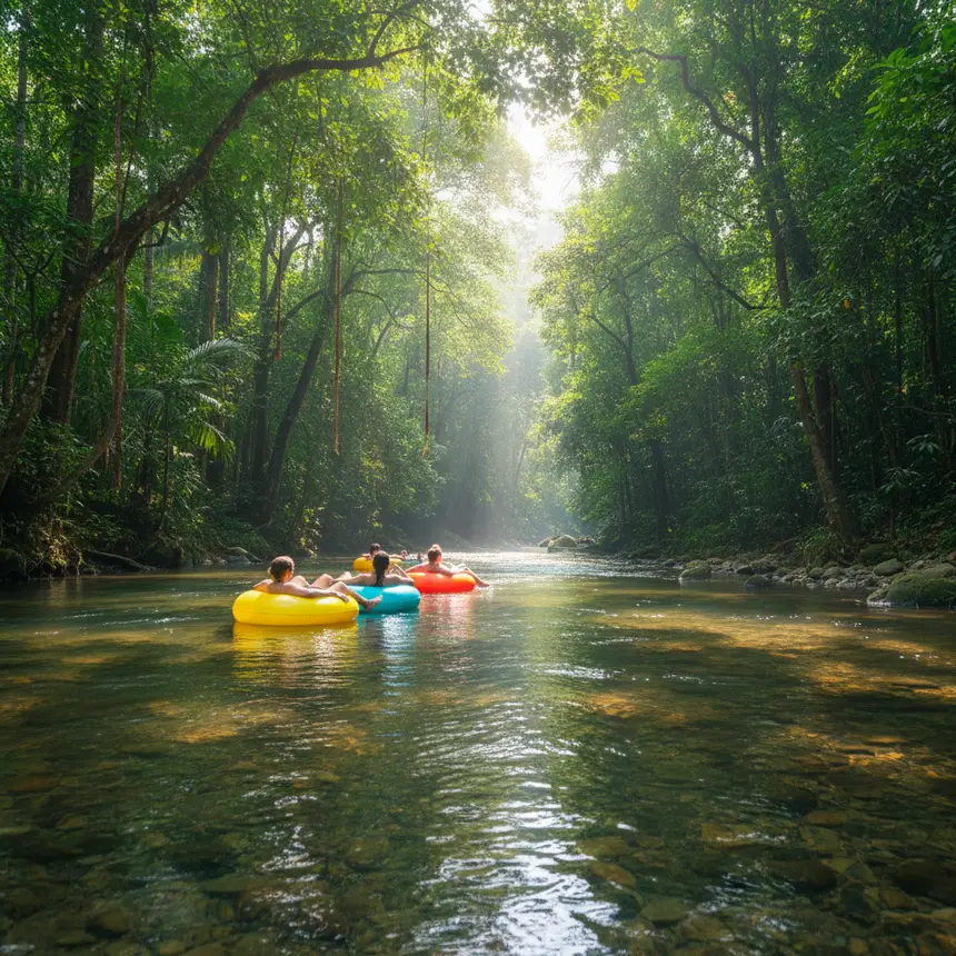 River tubing, natural snorkeling
