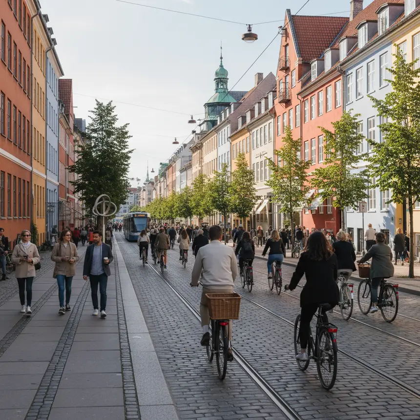 Copenhagen city street