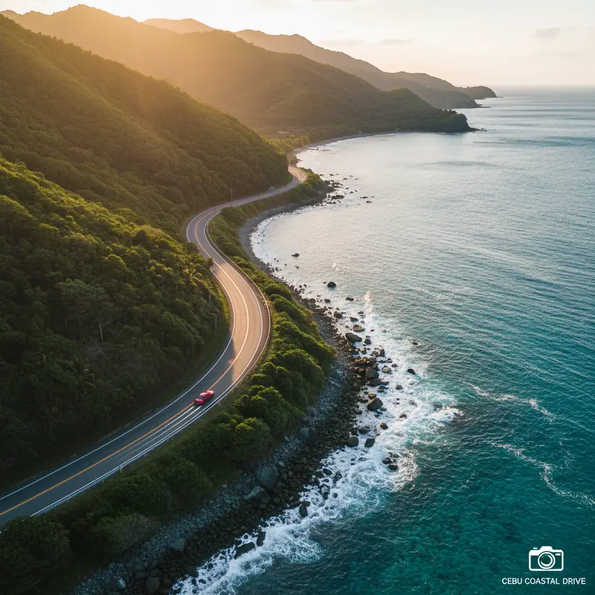 Cebu coastal road drive
