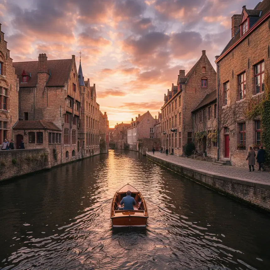 Bruges canal view