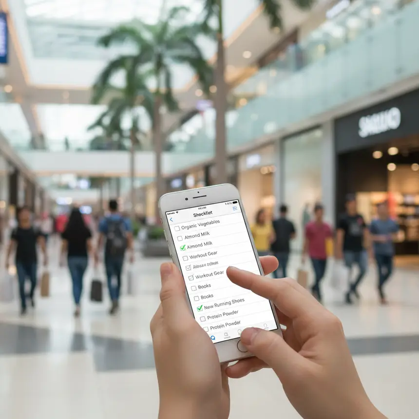 Travel shopping checklist