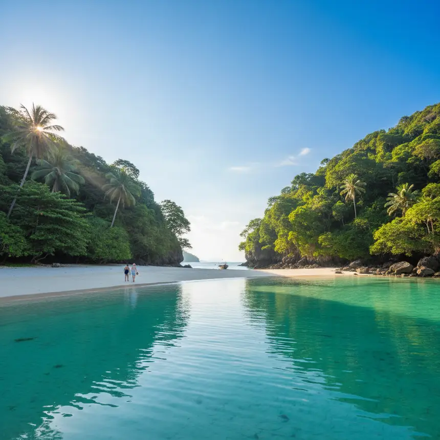 Beautiful hidden cove Koh Samui